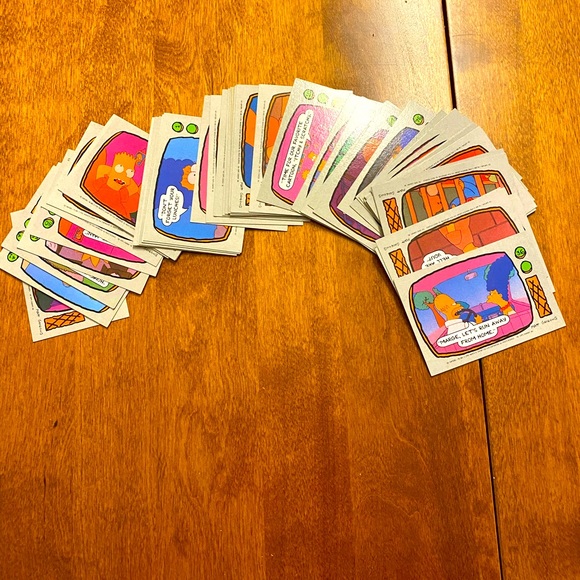 Vintage 90s Simpsons Trading Cards - Picture 2 of 2